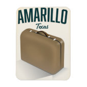 Amarillo texas Reiseplakat Magnet (Vertikal)