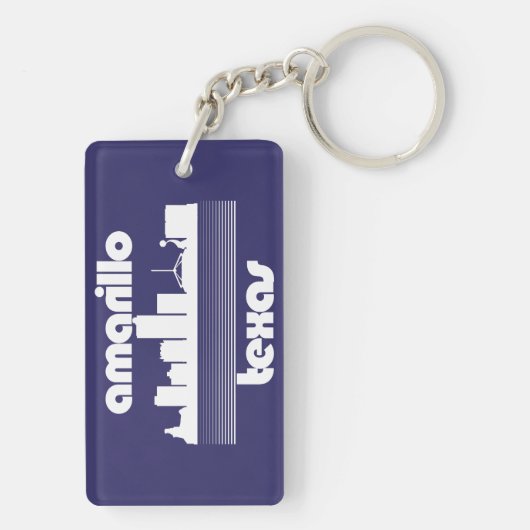 Amarillo Texas Schlüsselanhänger (Rückseite)