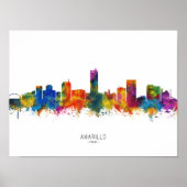 Amarillo Texas Skyline Poster (Vorne)