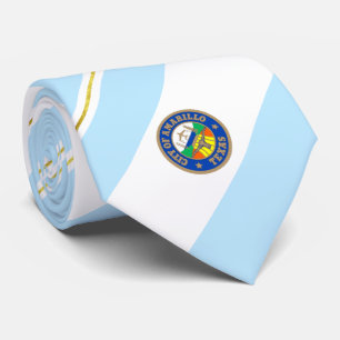 Amarillo (Texas) - Stadtflagge Neck Tie Krawatte