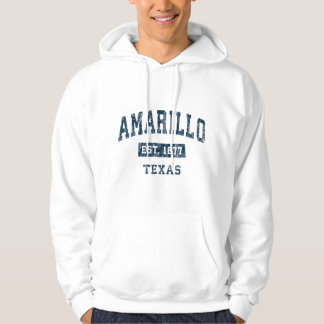 Amarillo Texas TX Vintage-Sportdesign Navy-Druck Hoodie