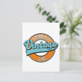 Amarillo Texas Vintages Logo Postkarte (Stehend Vorderseite)