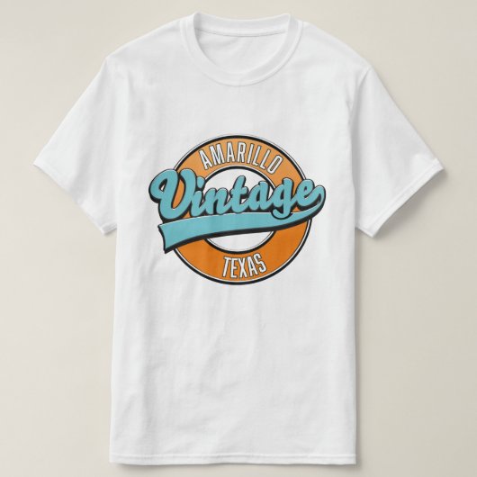 Amarillo Texas Vintages Logo T-Shirt (Design vorne)