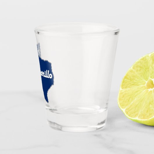 Amarillo TX Lonestar Staat West Texas Panhandle Schnapsglas (Rechts)