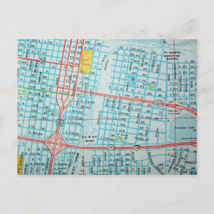 AMARILLO, TX Vintage Karte Postkarte