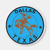 Amarillo TX Vintage Magnet (Vorne)