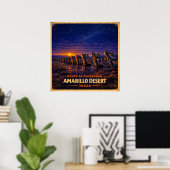 Amarillo-Wüste Texas Centennial Poster (Heimbüro)