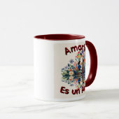 Amarte es un Arte Tasse (VorderseiteRechts)