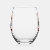 Amarte es un Arte Weinglas Ohne Stiel (Links)