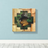 Amaru - Leinwand-Wandkunst Leinwanddruck (Insitu (Holzboden))