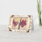 amaryllis_2 feiertagskarte (Vorderseite)