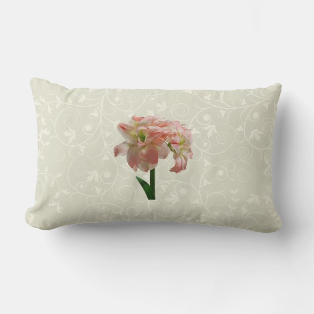 Amaryllis Aphrodite Lendenkissen (Vorderseite)