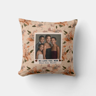 Amaryllis Beste Mama überhaupt Housewarming Boho Kissen