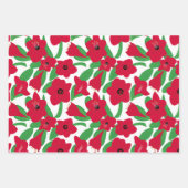 Amaryllis-Blume Geschenkpapier Set (Vorderseite 3)