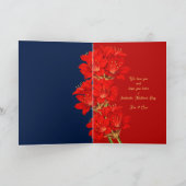 Amaryllis Blume Happy Mütter Day Message Card Einladung (Innenseite)