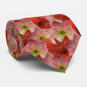 Amaryllis Blume Neck Tie Krawatte (Gerollt)