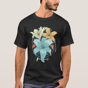 Amaryllis-Blumentyp Florist Garten T-Shirt