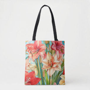 Amaryllis Botanische Blume Tasche