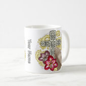 Amaryllis Christian Cross Kaffeetasse (VorderseiteRechts)