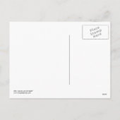 Amaryllis Christmas Postcard Feiertagspostkarte (Rückseite)