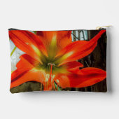 Amaryllis Closeup Accessory Pouch Zubehörtasche (Rückseite)