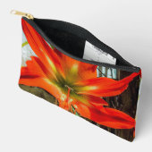 Amaryllis Closeup Accessory Pouch Zubehörtasche (Offen)