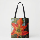 Amaryllis Closeup Tote Bag Tasche (Vorderseite)