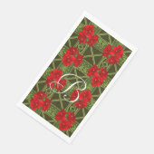 Amaryllis Garden Guest Towel/Napkin - individuell  Serviette (Ecke)