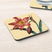 Amaryllis Getränkeuntersetzer (Linke Seite)