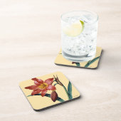 Amaryllis Getränkeuntersetzer (Rechte Seite)