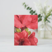 Amaryllis-Hochzeit RSVP Karte (Stehend Vorderseite)