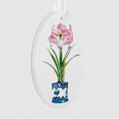 AMARYLLIS IN DELFT POT CHRISTMAS ORNANATION ORNAMENT (Vorderseite)