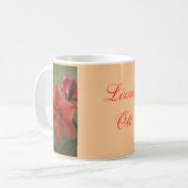 Amaryllis Kaffeetasse (Vorderseite Links)