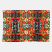 Amaryllis-Muster-Küchentücher Geschirrtuch (Horizontal)