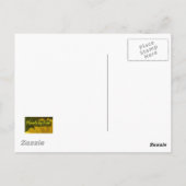 Amaryllis Old Time Sketch Postkarte (Rückseite)