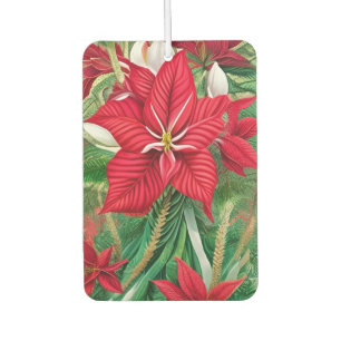 Amaryllis Poinsettia Hybrid AI Art Autolufterfrischer
