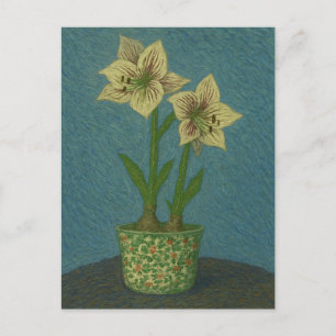 Amaryllis Postcard Postkarte