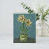 Amaryllis Postcard Postkarte (Stehend Vorderseite)