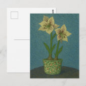 Amaryllis Postcard Postkarte (Vorne/Hinten)