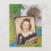 Amaryllis Postkarte (Vorderseite)