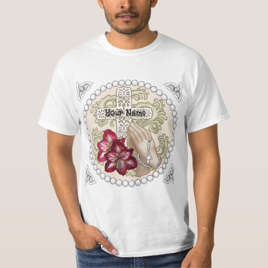 Amaryllis Rosary Custom T - Shirt (Vorderseite)