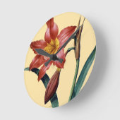 Amaryllis Runde Wanduhr (Winkel)