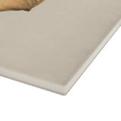 Amaryllis sepia schneidebrett (Ecke)