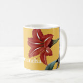 Amaryllis Striped Kaffeetasse (VorderseiteRechts)