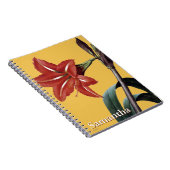 Amaryllis Striped Notizblock (Rechte Seite)