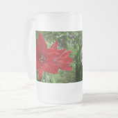 Amaryllis-Tanzen! Mattiertes Getränkeglas Mattglas Bierglas (Vorderseite Links)
