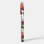 Amaryllis und Chrysanthemums Blumenmuster Case-Mate iPhone Hülle (Rückseite / Links)