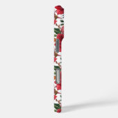 Amaryllis und Chrysanthemums Blumenmuster Case-Mate iPhone Hülle (Rückseite / Rechts)