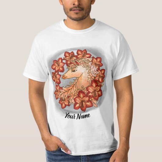 Amaryllis Unicorn T-Shirt (Vorderseite)