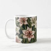 Amaryllis Vintage Blume Kaffeetasse (Links)